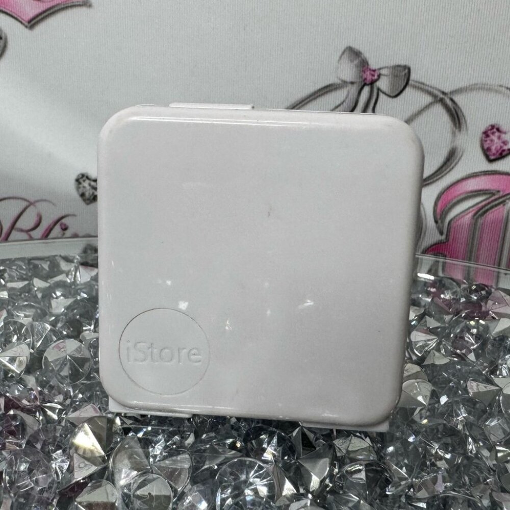 i-store USB dual plug 2 plug in white wall plug phone cords USB silver phone